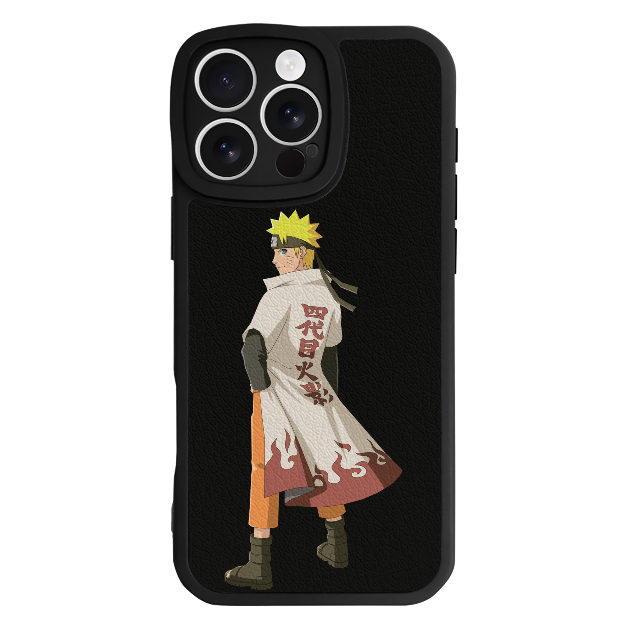 （画像用） NARUTO -ナルト- うずまき ナルト Uzumaki Naruto 【iPhone 16シリーズ対応】シリコンスマホケース（レザー調） 材質：シリコン
